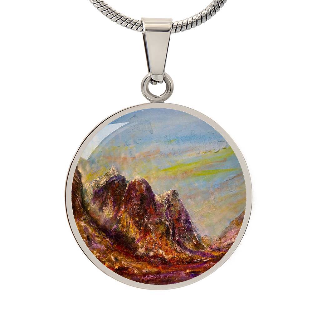 Three Sisters Of Glencoe | Scottish Art Jewelry | Luxury Designer Necklace