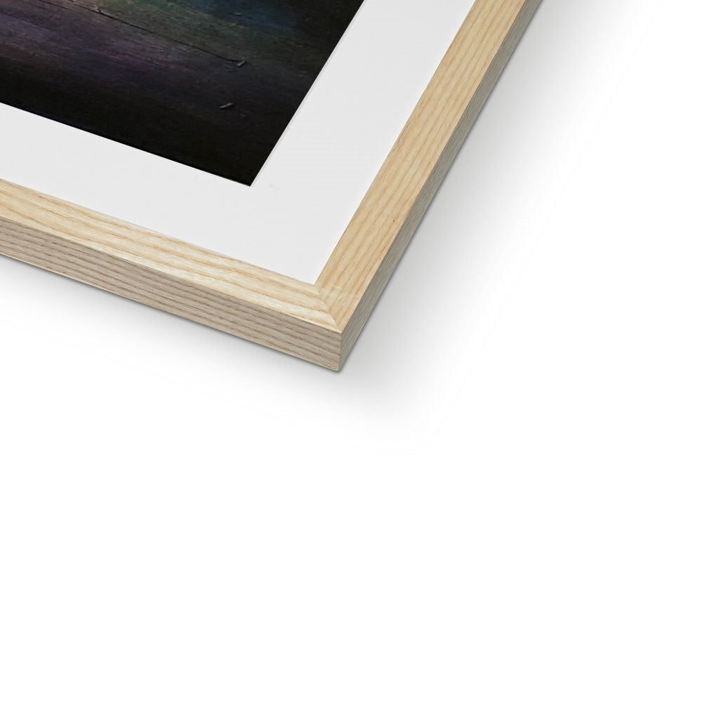 Toronto Last Light Art Print in Wooden Frame with White Mat