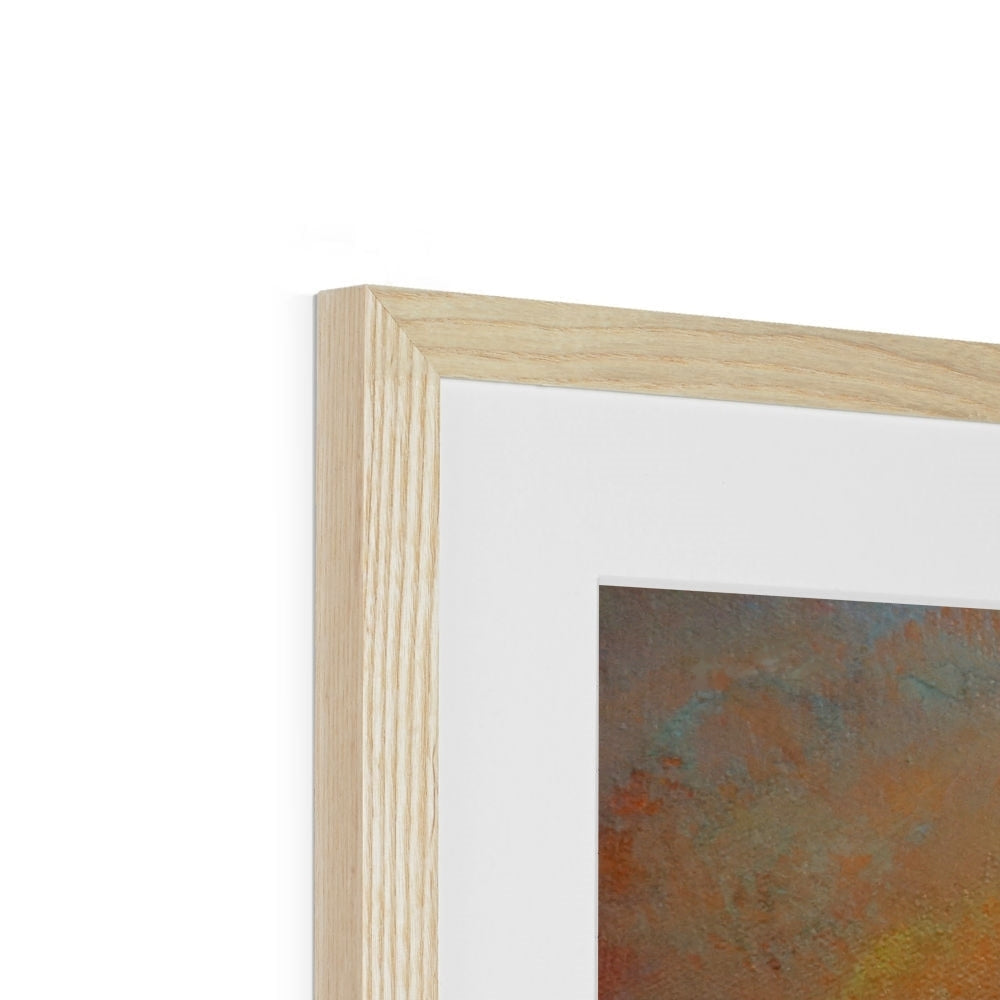 Torridon III art print in light wood frame with white mat