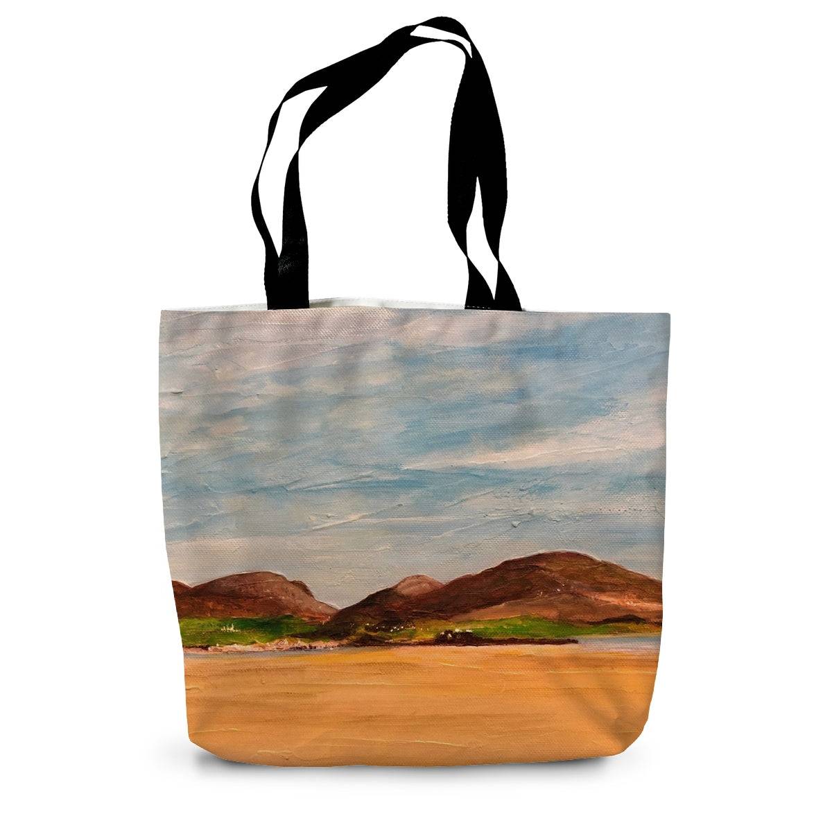 Uig Sands Lewis Art Gifts Canvas Tote Bag-Bags-Hebridean Islands Art Gallery-14"x18.5"-Paintings, Prints, Homeware, Art Gifts From Scotland By Scottish Artist Kevin Hunter