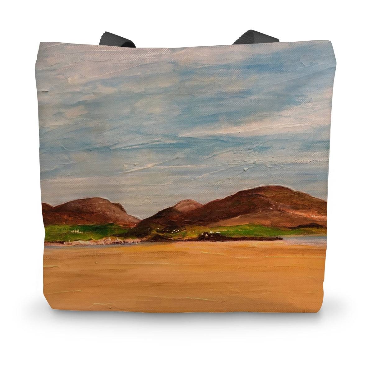Uig Sands Lewis Art Gifts Canvas Tote Bag-Bags-Hebridean Islands Art Gallery-14"x18.5"-Paintings, Prints, Homeware, Art Gifts From Scotland By Scottish Artist Kevin Hunter