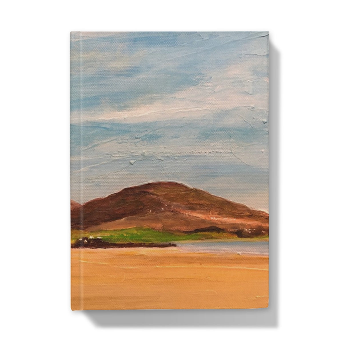 Uig Sands Lewis Art Gifts Hardback Journal-Journals & Notebooks-Hebridean Islands Art Gallery-5"x7"-Plain-Paintings, Prints, Homeware, Art Gifts From Scotland By Scottish Artist Kevin Hunter
