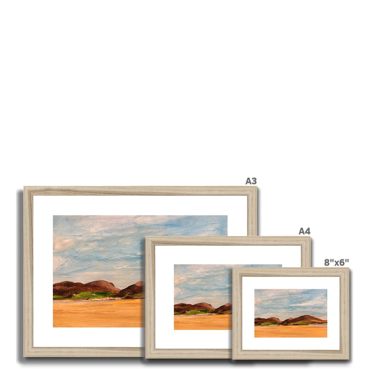 Uig Sands Lewis Painting | Framed & Mounted Prints From Scotland