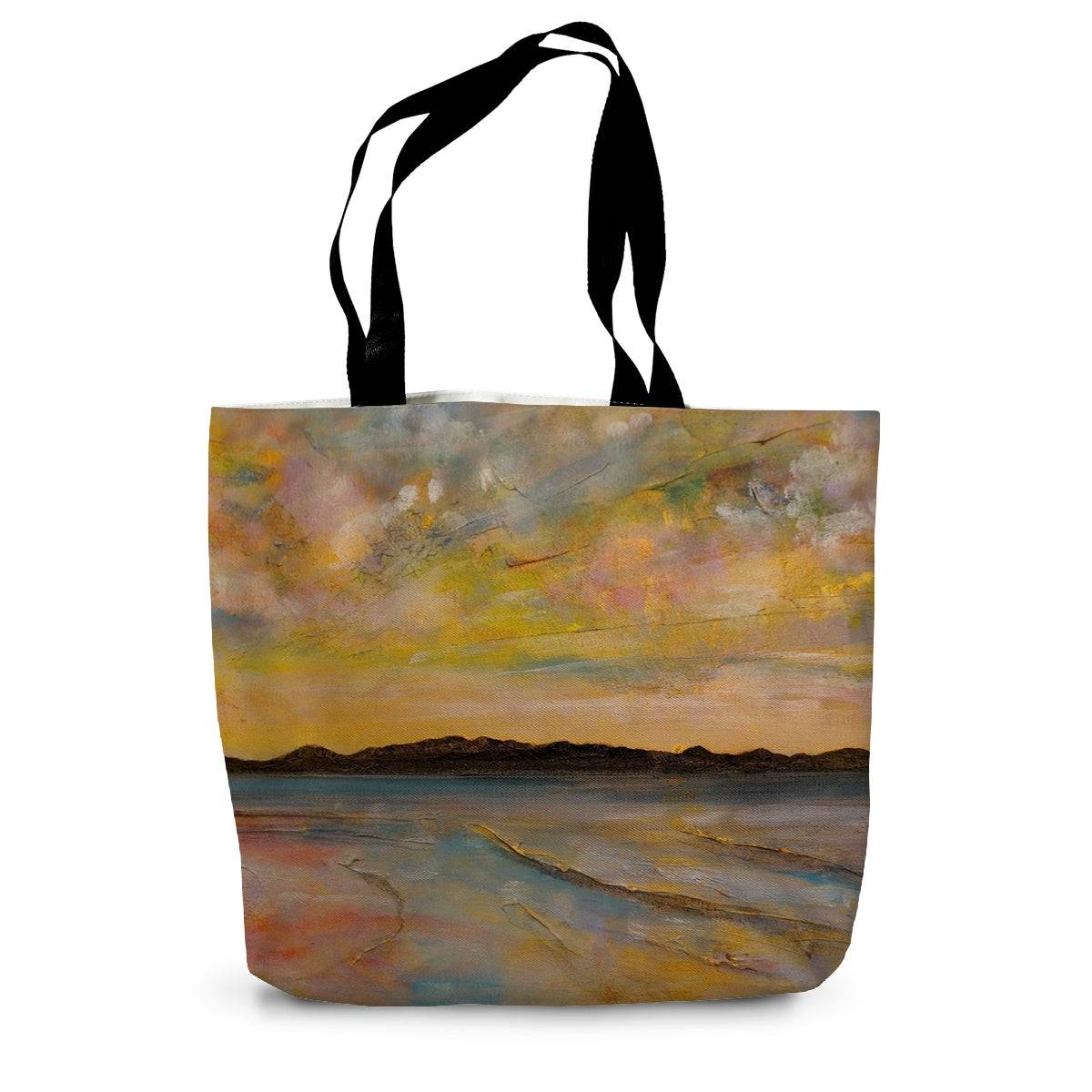 Vallay Island North Uist Art Gifts Canvas Tote Bag-Bags-Hebridean Islands Art Gallery-14"x18.5"-Paintings, Prints, Homeware, Art Gifts From Scotland By Scottish Artist Kevin Hunter