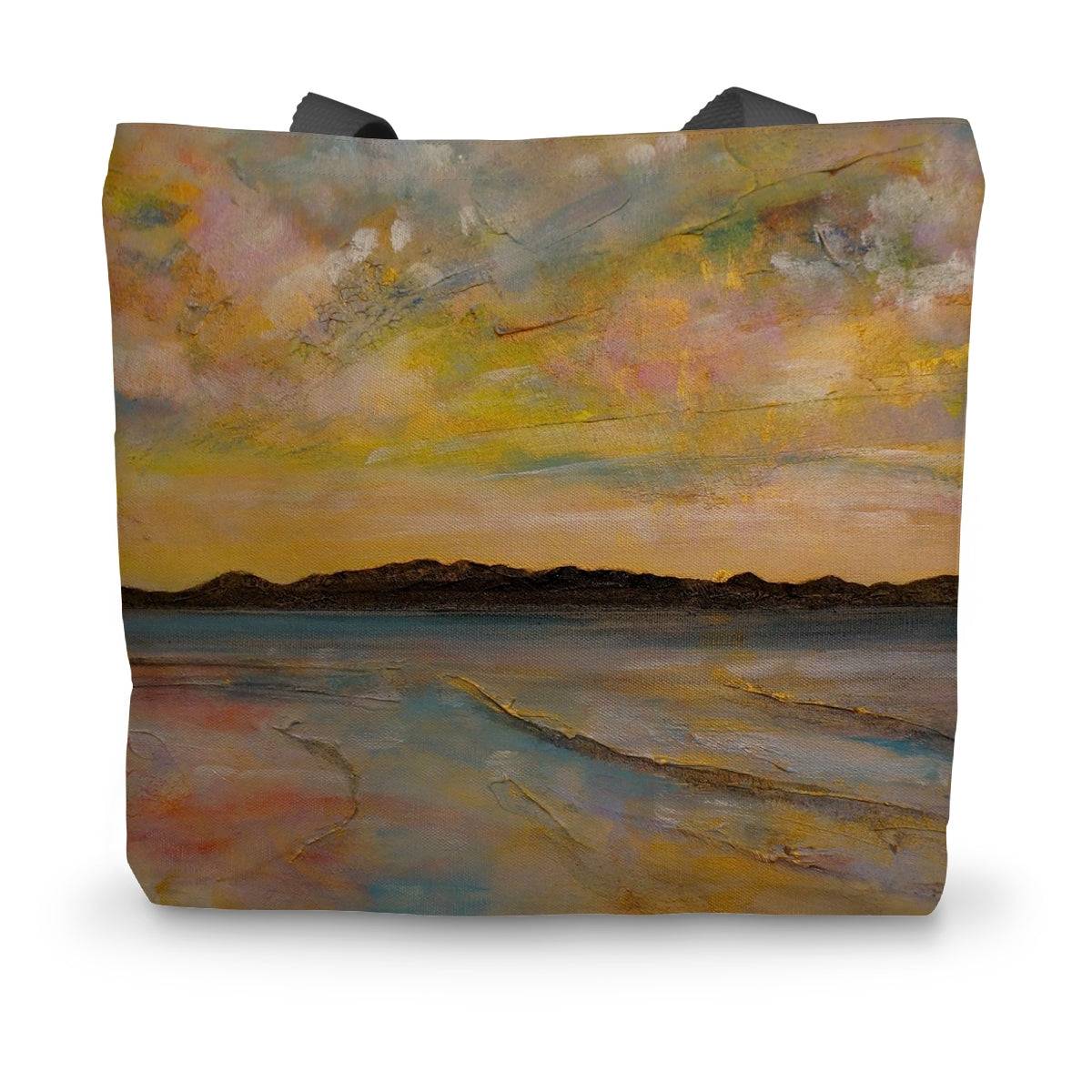 Vallay Island North Uist Art Gifts Canvas Tote Bag-Bags-Hebridean Islands Art Gallery-14"x18.5"-Paintings, Prints, Homeware, Art Gifts From Scotland By Scottish Artist Kevin Hunter
