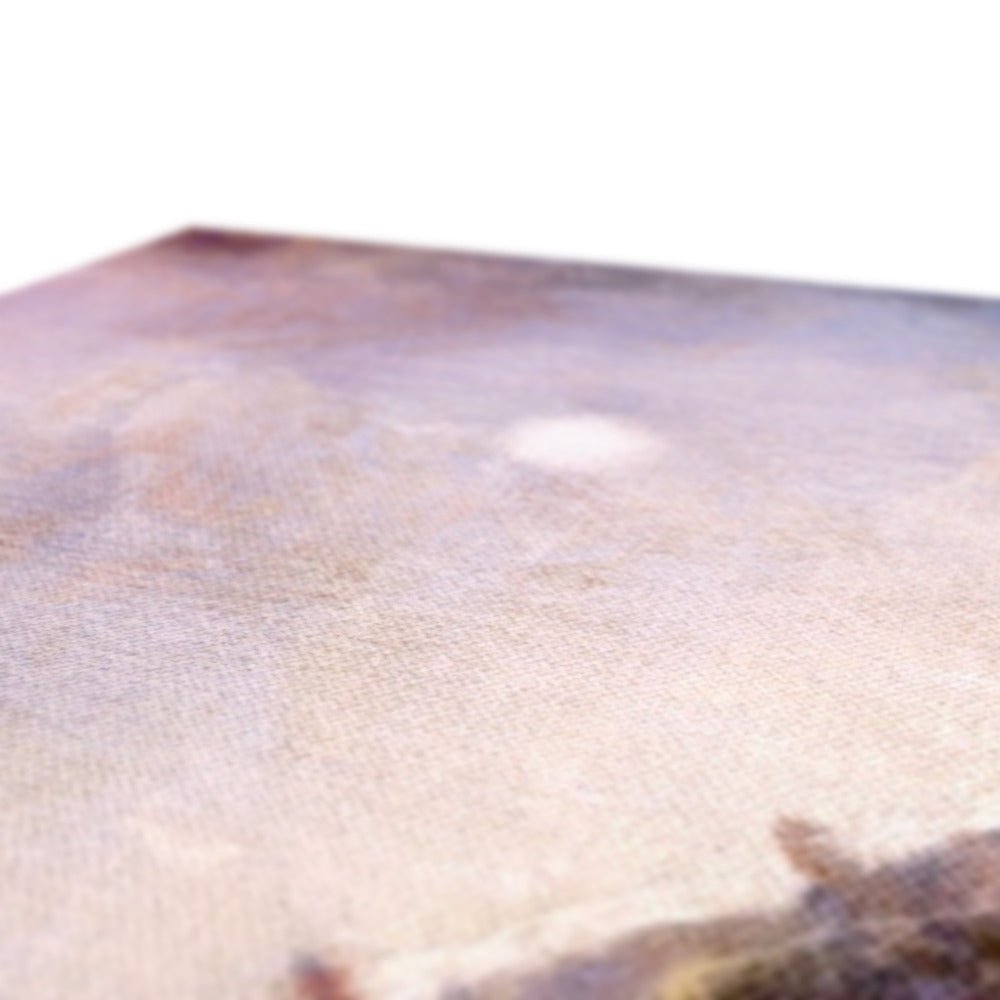 Textured light-colored Wallace Monument Moonlight Canvas with abstract pastel-toned art