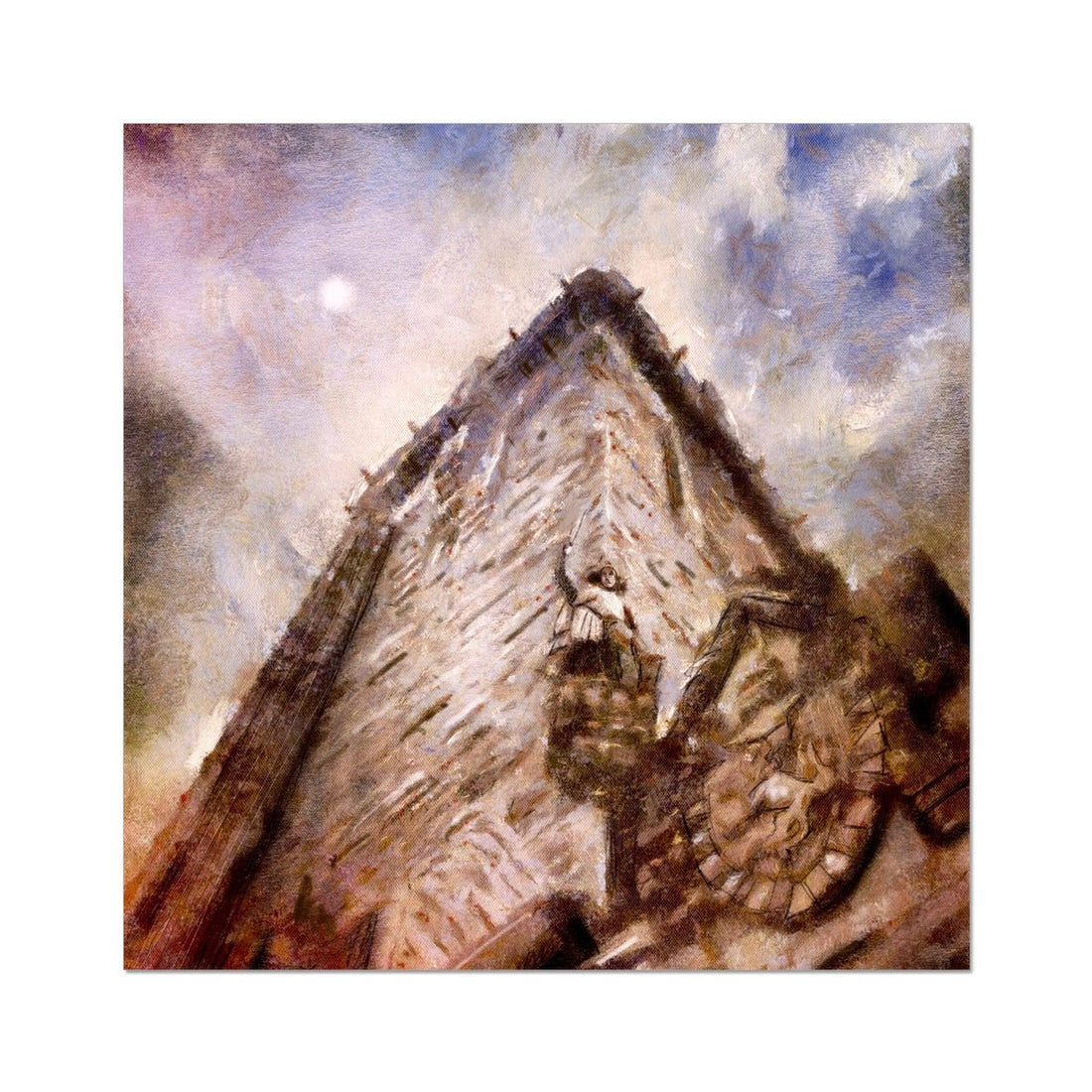 Wallace Monument Moonlight Painting | Artist Proof Collector Print | Paintings from Scotland by Scottish Artist Hunter