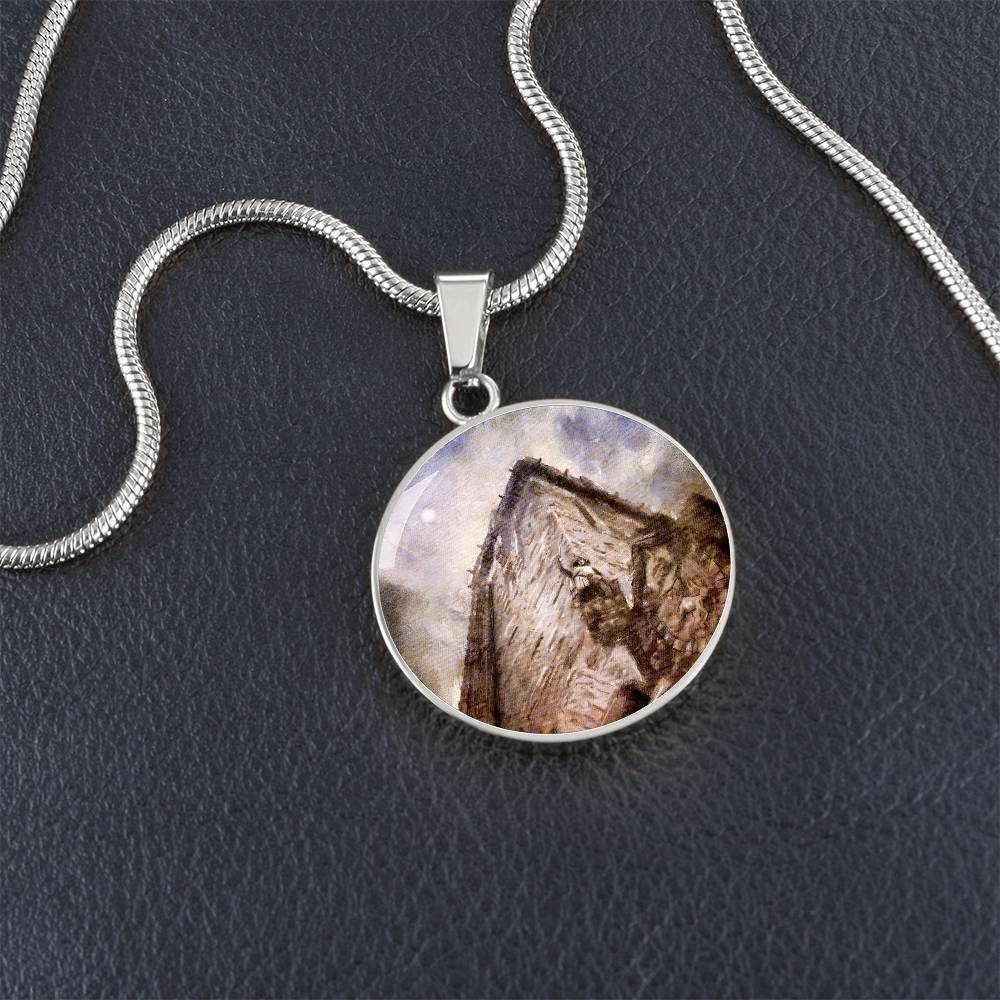 Wallace Monument Moonlight | Scottish Art Jewelry | Luxury Designer Necklace