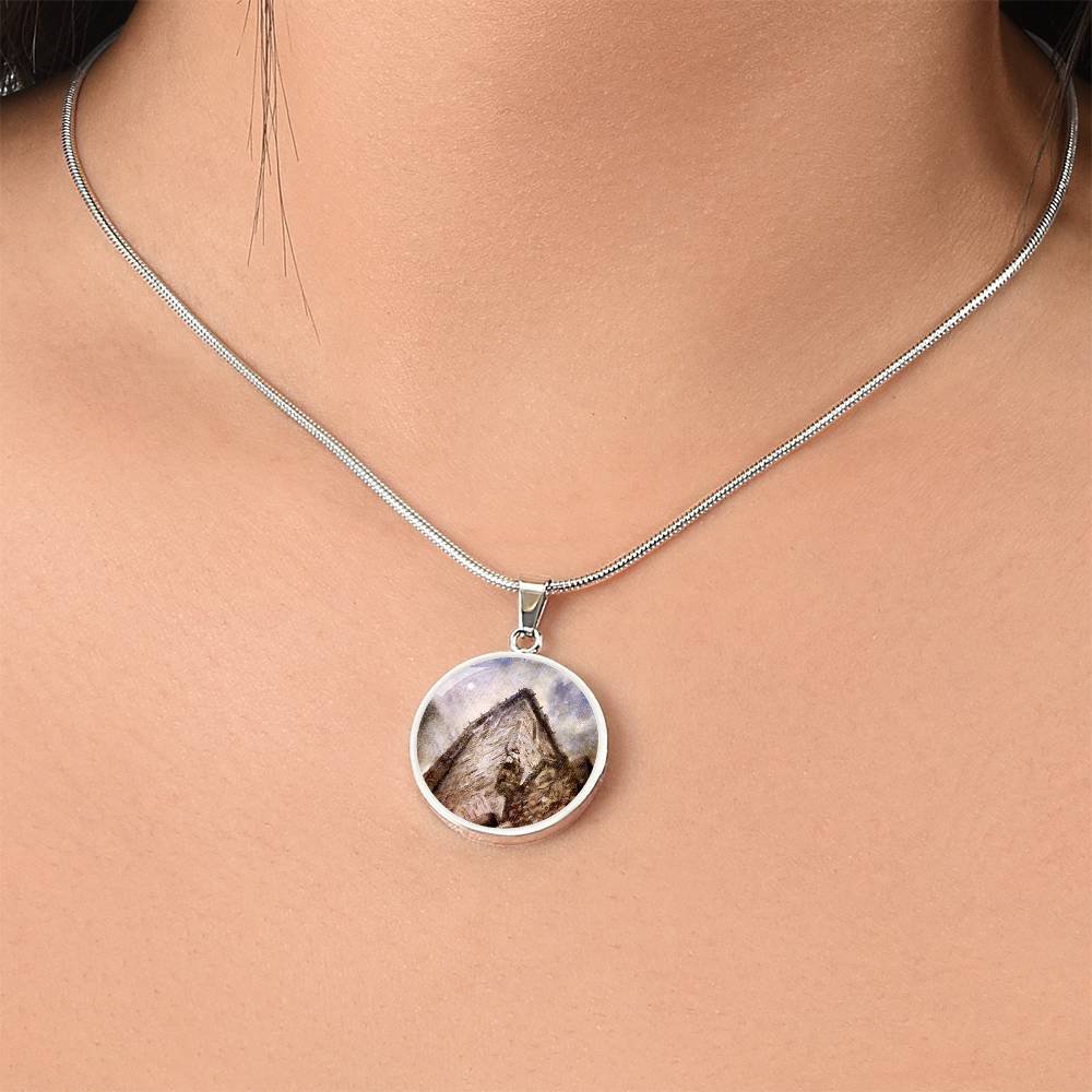 Wallace Monument Moonlight | Scottish Art Jewelry | Luxury Designer Necklace