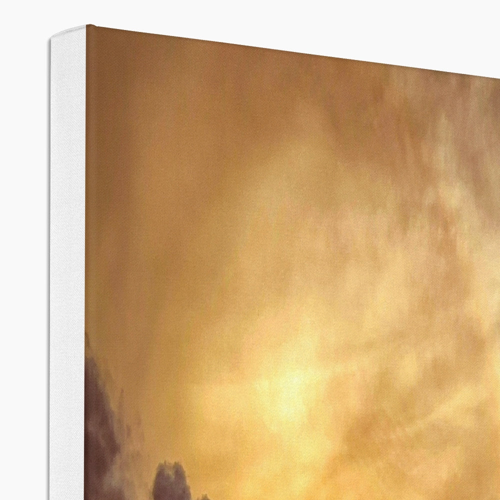 Fiery sunset canvas print: The Waverley On The Clyde II photography