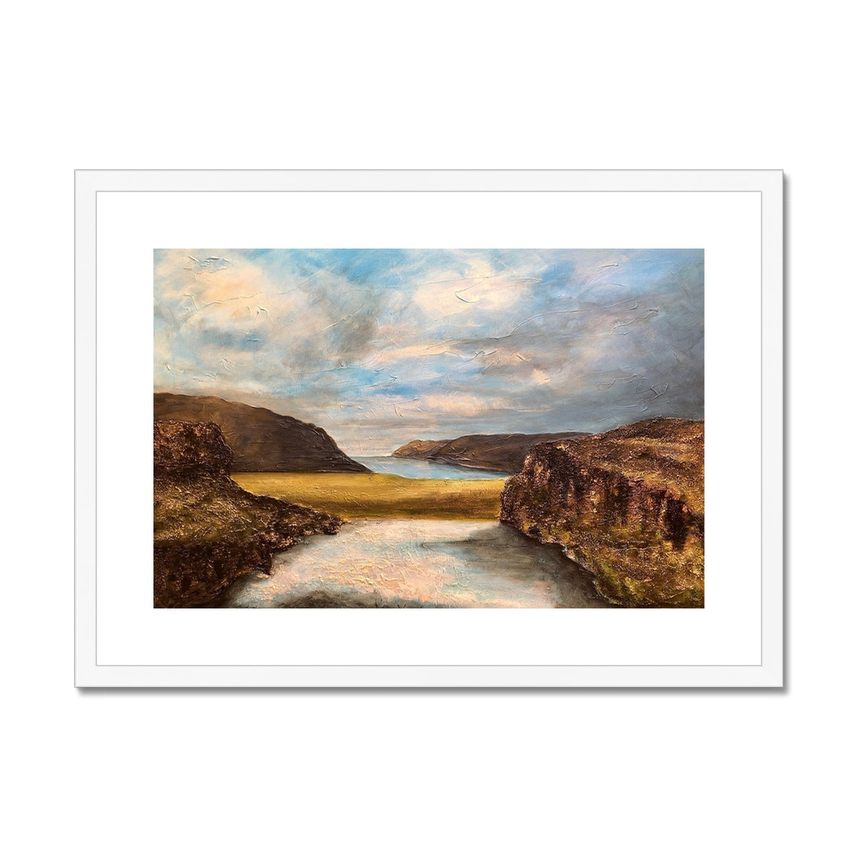 Westfjords Iceland Painting | Framed &amp; Mounted Prints From Scotland