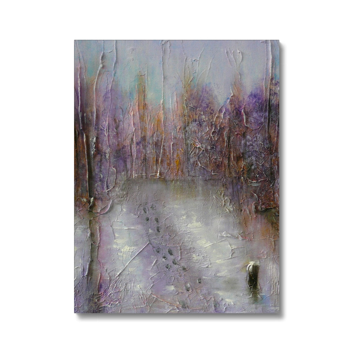Winter Wood Fontainebleau Canvas Prints - World Art Gallery Scotland - Free Shipping Worldwide